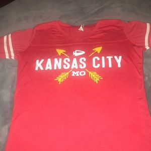 Women’s size small red Kansas City Chiefs T-shirt